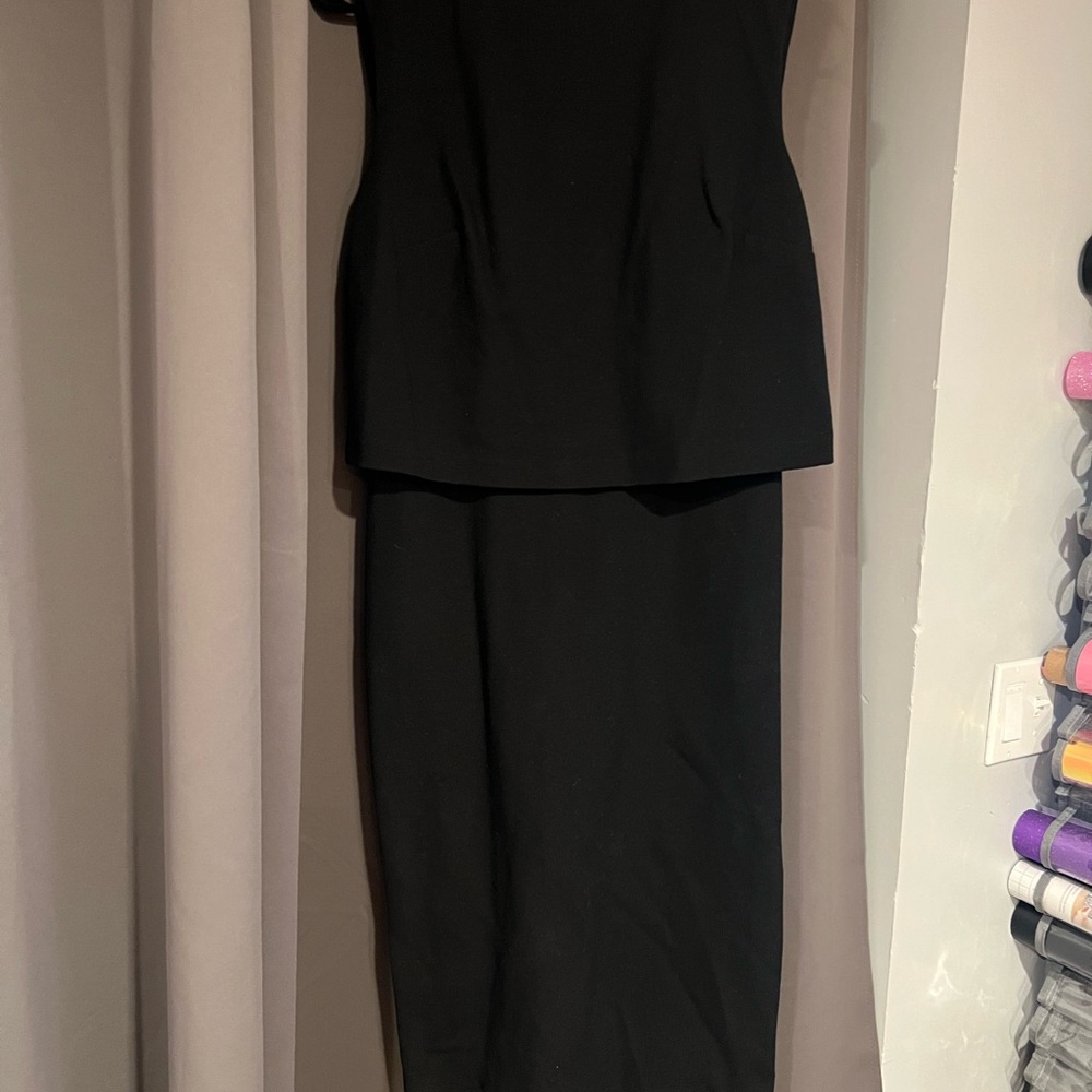 Black Midi Dress for Cocktail